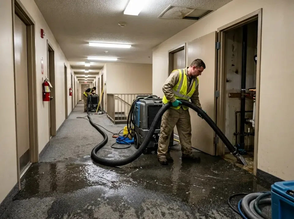 multi-unit-apartment-hallway-f-005 — frequently asked questions, Emergency Burst Pipe Water Extraction & Removal in Cutchogu…